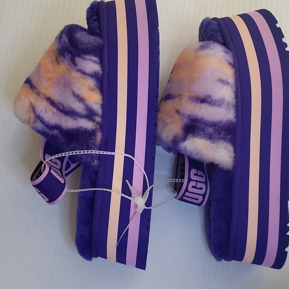 UGG Women’s Disco Marble‎ Slide Slingback Sandals - Picture 4 of 8